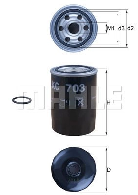 Топливный фильтр KNECHT MB3Z4 W 1440019695 KC703D изображение 0