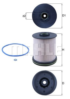 Топливный фильтр KNECHT KX4911D O IS1T 1440019705 изображение 0