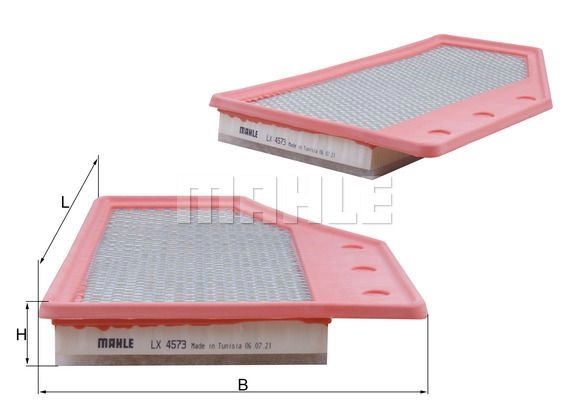 Воздушный фильтр KNECHT LX4573 1440019756 7B80V B изображение 0