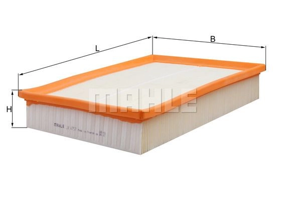 Воздушный фильтр KNECHT GZ U2V 1440019762 LX4757