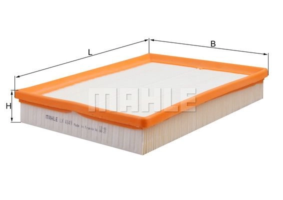 Воздушный фильтр KNECHT YUC4 RIY 1440019768 LX4849