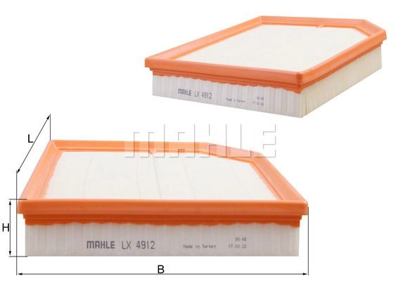Воздушный фильтр KNECHT LX4912 1440019770 OKU YC изображение 0