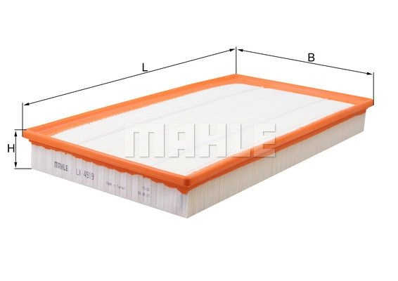 Воздушный фильтр KNECHT 1440019771 7 RZBXZ LX4919