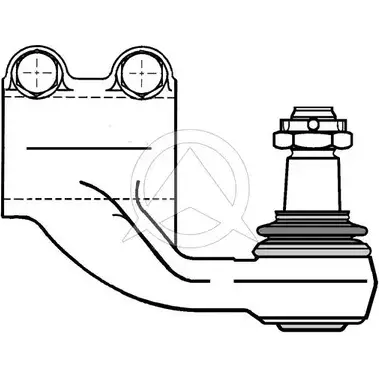 Рулевой наконечник SIDEM 1326837 58DXF LDVW8V T 14833 изображение 0