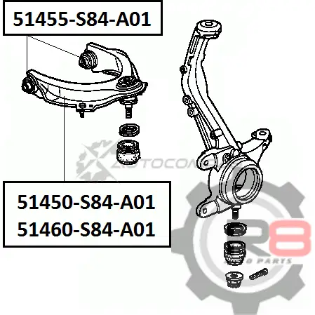 Рычаг верхний (правый) R8 R851450-S84-A01 1441275115 Q59SN 0 изображение 1