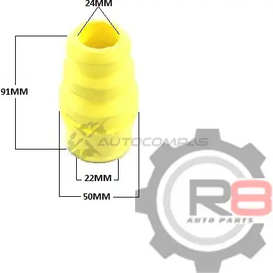 Отбойник переднего амортизатора - d22 x 91 R8 R851722-SAA-E02 I0SYI NG 1441275133 изображение 0