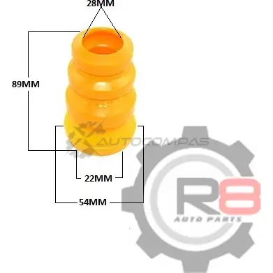 Отбойник переднего амортизатора - d22 x 89 R8 R848331-12210 1441276387 JIC AZ