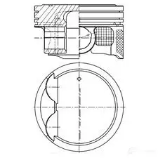 Коренные вкладыши коленвала, комплект KOLBENSCHMIDT 4028977059773 A0F2 SK 2957874 77124618