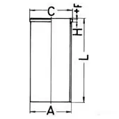 Гильза цилиндра KOLBENSCHMIDT 4028977129186 2962682 88355190 0TV2B GH изображение 0