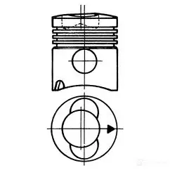 Гильза цилиндра KOLBENSCHMIDT 2962754 KYF MR 88634110 4028977139819
