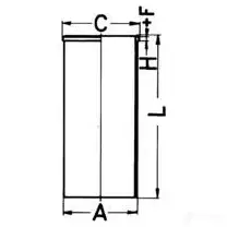 Гильза цилиндра KOLBENSCHMIDT 89852190 2963013 UP 5LGJ7 4028977645600