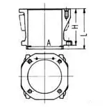 Гильза цилиндра KOLBENSCHMIDT V 6DGH 89857110 687696774 4028977687709