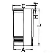 Гильза цилиндра KOLBENSCHMIDT Z 6JI18J 4028977680427 2963021 89864110