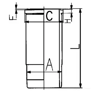 Гильза цилиндра KOLBENSCHMIDT 4028977639814 TZ 6I1E 89839110 2963007