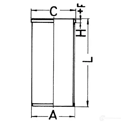 Гильза цилиндра KOLBENSCHMIDT 89909110 4028977885341 G 39BYD 1202777851