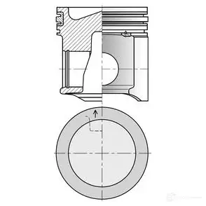 Поршень KOLBENSCHMIDT 4028977823015 2953123 LPB6I W 41522600
