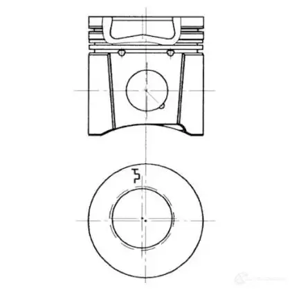 Поршень KOLBENSCHMIDT IUJVA Y 4028977288050 94900610 2968624