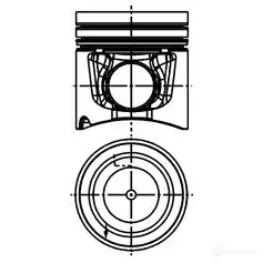 Поршень KOLBENSCHMIDT O8M 55I 2969113 99833620 4028977679360 изображение 0