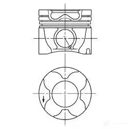Поршень KOLBENSCHMIDT 94834710 2968518 3YLQ TAI 4028977305610