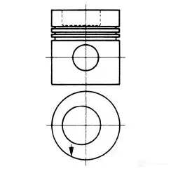 Поршень KOLBENSCHMIDT L G4AM 2969110 4028977679322 99832600 изображение 0