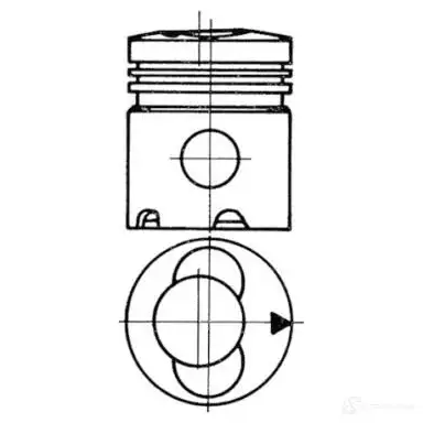 Поршень KOLBENSCHMIDT VBB6 J 93535600 4028977161896 2967118