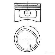 Поршень KOLBENSCHMIDT PLHH UX6 4028977130397 2964156 90920600 изображение 0