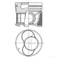 Поршень KOLBENSCHMIDT 1424784738 41159600 Y3 GNZ 4028977884030