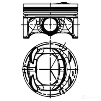 Поршень KOLBENSCHMIDT BNL 3CM 4028977871986 40846620 2952997 изображение 0