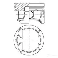 Поршень KOLBENSCHMIDT F 4EZ6F0 1192272204 4028977877629 41006600