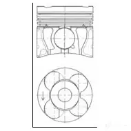 Поршень KOLBENSCHMIDT 4028977893315 OG4 LAN 1424785581 41655600