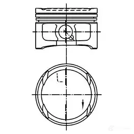 Поршень KOLBENSCHMIDT 4028977527579 2968986 Y2J 72 99563600