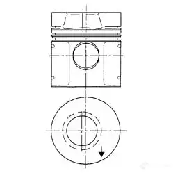 Поршень KOLBENSCHMIDT 2967720 93951610 F6RO D 4028977132759 изображение 0