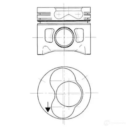 Поршень KOLBENSCHMIDT 0DSO 3PK 2969061 4028977408892 99742700