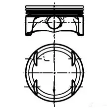 Поршень KOLBENSCHMIDT 4028977681363 40348600 2952746 XQ1U R0 изображение 0