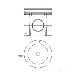 Поршень KOLBENSCHMIDT 50KF T 1437957121 40473600 изображение 0