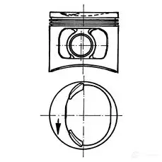 Поршень KOLBENSCHMIDT BLDL W6 2967205 93588600 4028977165214 изображение 0