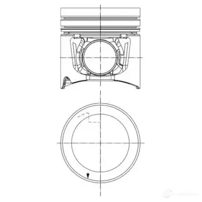 Поршень KOLBENSCHMIDT 40264600 IX3X 1I 2952658 4028977595301 изображение 0