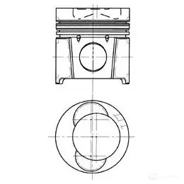 Поршень KOLBENSCHMIDT DS9VMF S 4028977501524 99684600 2969013 изображение 0