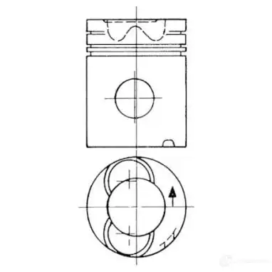 Поршень KOLBENSCHMIDT 4028977126635 BZL B5 2964018 90759600