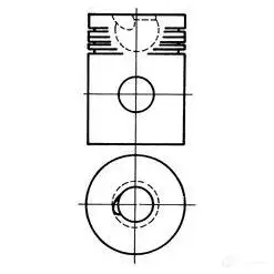 Поршень KOLBENSCHMIDT 2965826 92666600 H15E TU 4028977112171 изображение 0