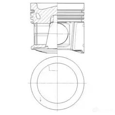 Поршень KOLBENSCHMIDT 4028977841125 40284620 1202775572 XK EE6K изображение 0