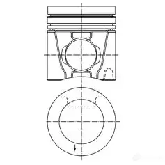 Поршень KOLBENSCHMIDT 2953057 ELB GE 41166600 4028977771088