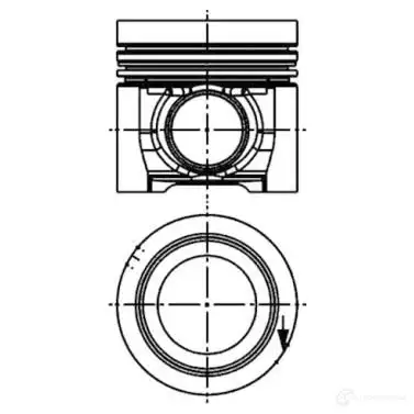 Поршень KOLBENSCHMIDT 2952948 4028977687662 A8 4TRV5 40709620