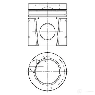 Поршень KOLBENSCHMIDT F J2YZD 2969201 99984600 4028977496134