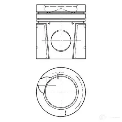 Поршень KOLBENSCHMIDT F J2YZD 2969201 99984600 4028977496134 изображение 0