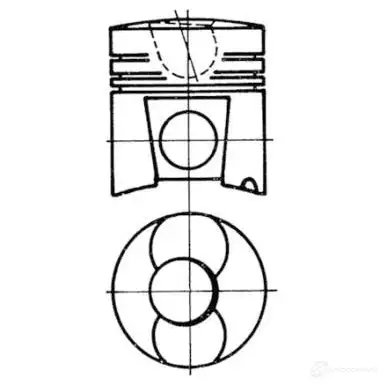 Поршень KOLBENSCHMIDT 2966579 4028977137464 V3PG HM8 93224600