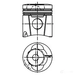 Поршень KOLBENSCHMIDT 2969034 4028977577925 99701600 VZ VK9W