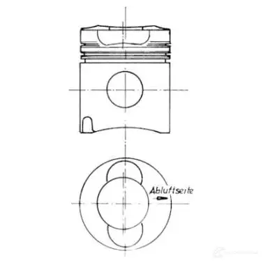 Поршень KOLBENSCHMIDT U JHX7 4028977368363 2968367 94668600