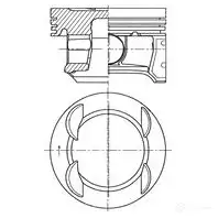 Поршень KOLBENSCHMIDT 41007610 5KG94 O 1192272212 4028977877766 изображение 0