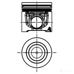 Поршень KOLBENSCHMIDT 2952879 40510600 K8P DAQ 4028977603785